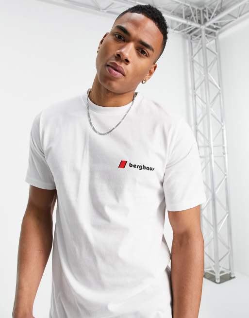 Berghaus Heritage Logo t shirt in white