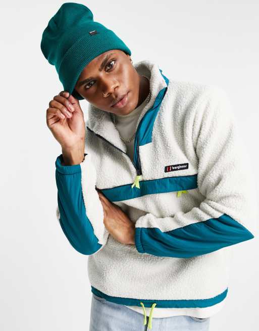 Berghaus - Heritage - Oversized fleece med 1/2 lynlås i beige