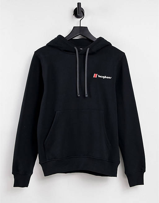 Berghaus Heritage Small Logo hoodie in black