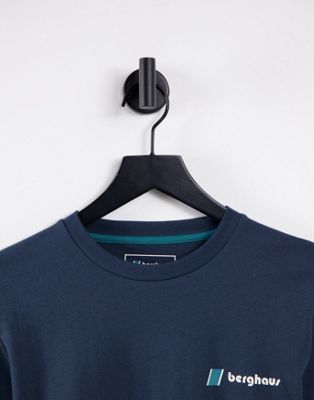 Femme Berghaus - Heritage - T-shirt à manches longues avec logo sur le devant et au dos - Bleu marine