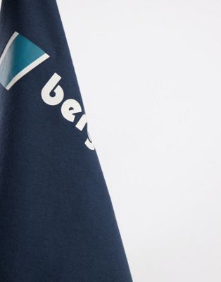Femme Berghaus - Heritage - T-shirt à manches longues avec logo sur le devant et au dos - Bleu marine