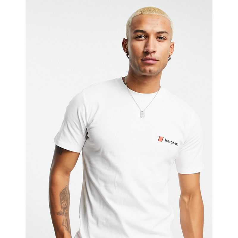 fethy Activewear Berghaus Heritage - T-shirt bianca con logo sul davanti e sul retro - In esclusiva per ASOS