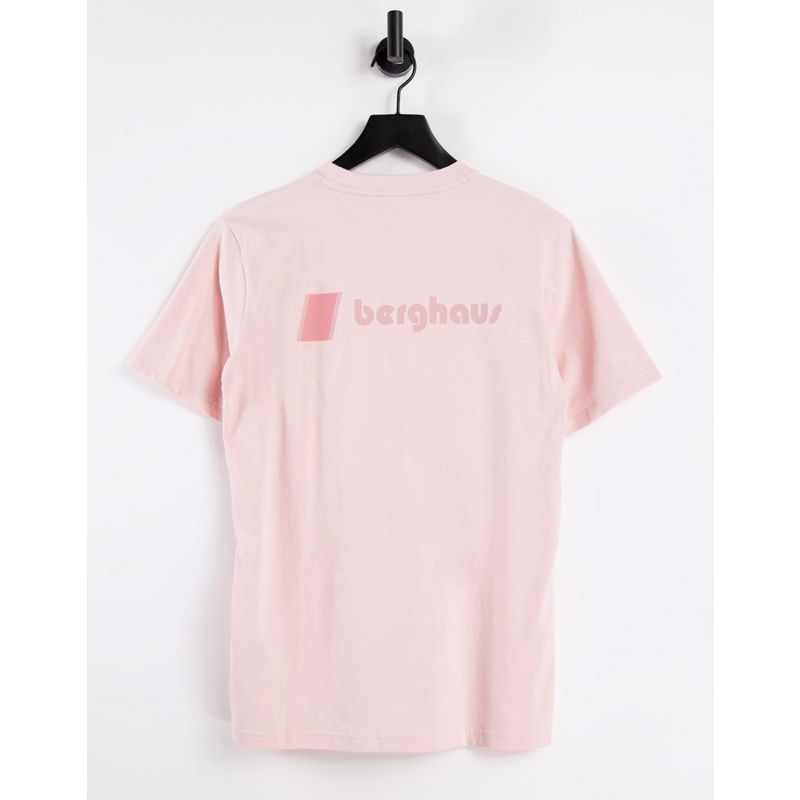 T-shirt e Canotte Donna Berghaus - Heritage - T-shirt rosa con logo sul davanti e sul retro