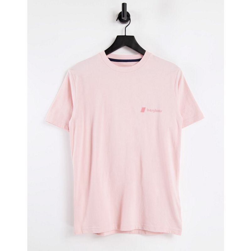 T-shirt e Canotte Donna Berghaus - Heritage - T-shirt rosa con logo sul davanti e sul retro
