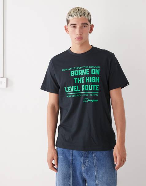 Berghaus High level route tee in black - view 1