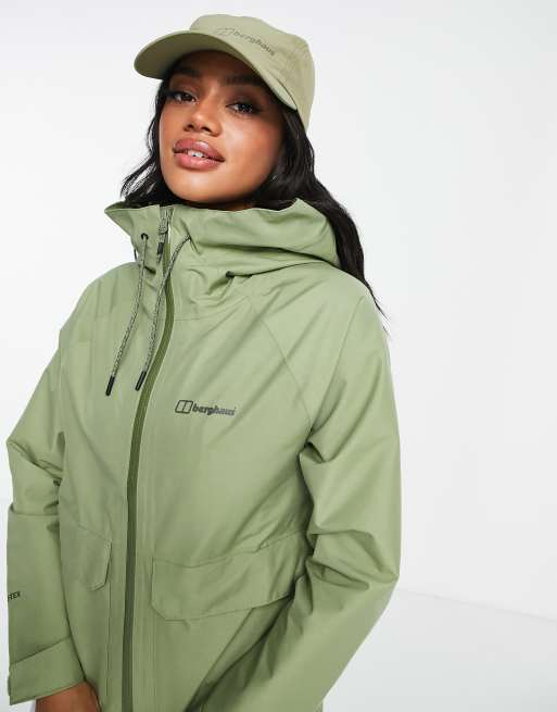 Green hooded cheap parka women's