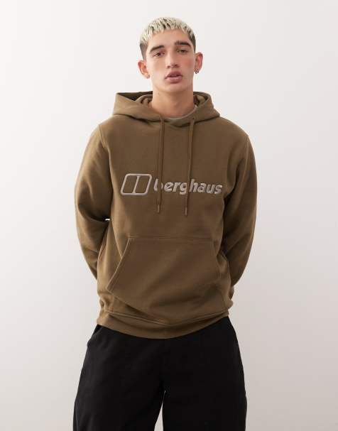 Berghaus Hoody men's logo hoodie in brown - view 1