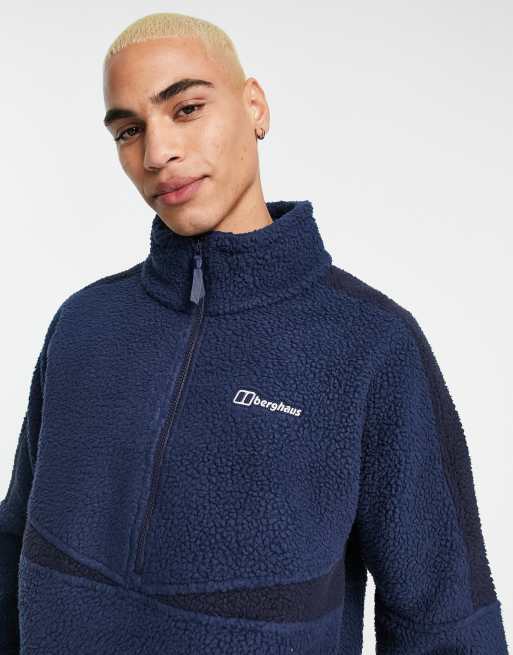 Berghaus - Houlton - Fleece met halve rits in marineblauw