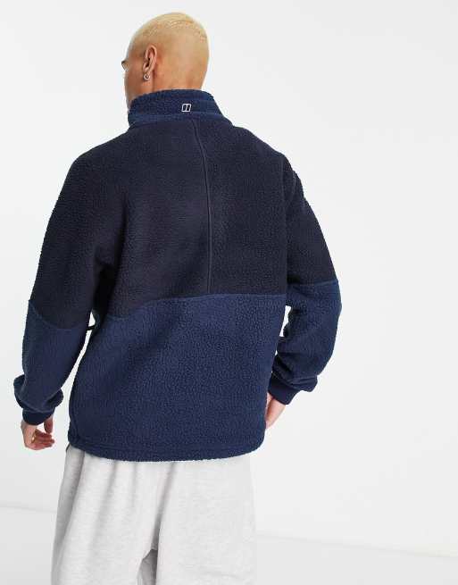 Berghaus – Houlton – Marinblå fleece med halvlång dragkedja, 3 av 4