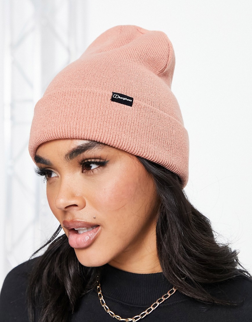 Berghaus Inflection Knit Beanie In Rose Pink