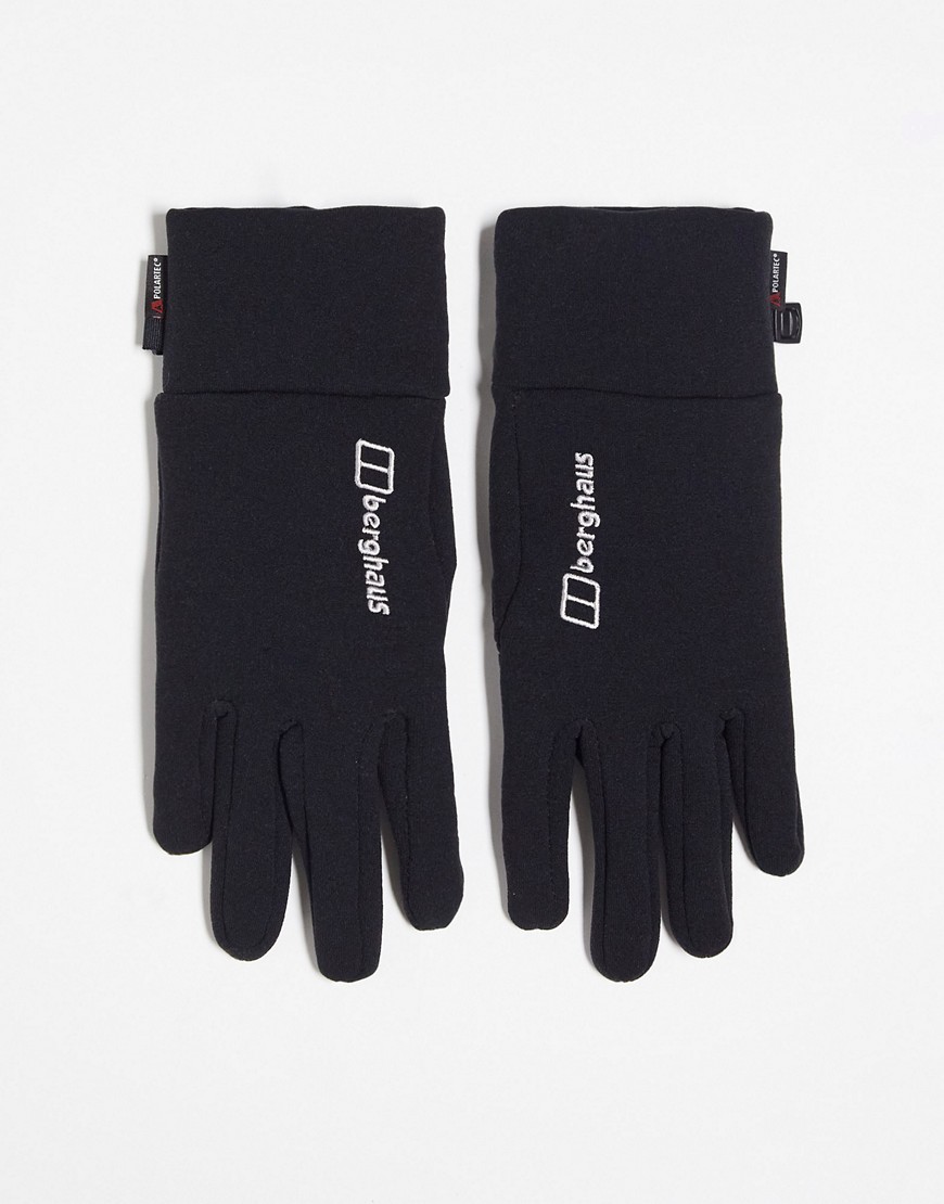 Berghaus Interact touch screen gloves in black