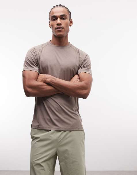 Berghaus Ivyhill light tech t-shirt in ash brown