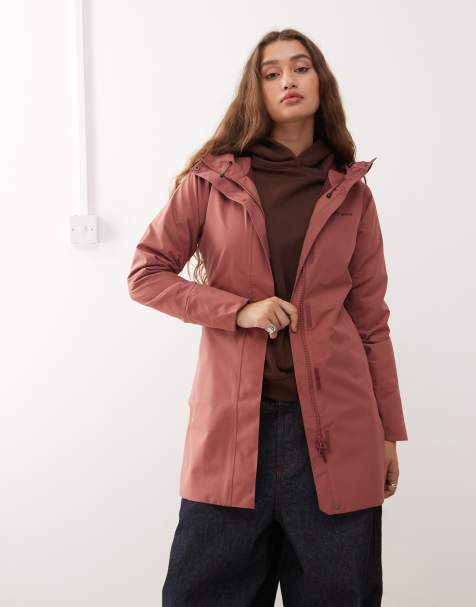 Berghaus Jacket women's omeara long jacket in red - view 1