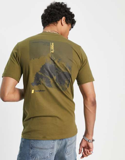 Green berghaus t store shirt