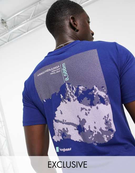 Berghaus Kanchenjunga t-shirt in navy Exclusive at ASOS