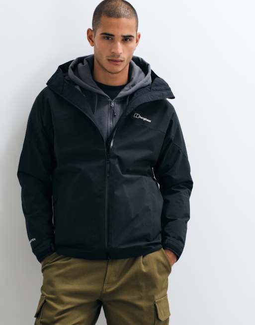 Berghaus Kielder interactive gore-tex jacket in jet black, 4 of 5