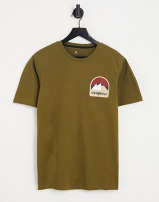 Berghaus Kunchenjunga t-shirt in khaki  - ASOS Price Checker
