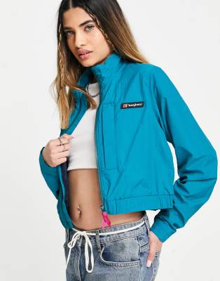 Berghaus - Kurze Windjacke in Petrol-Blau