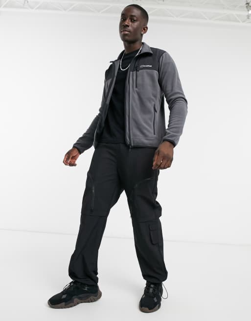 Berghaus Kyberg full zip fleece in grey ASOS