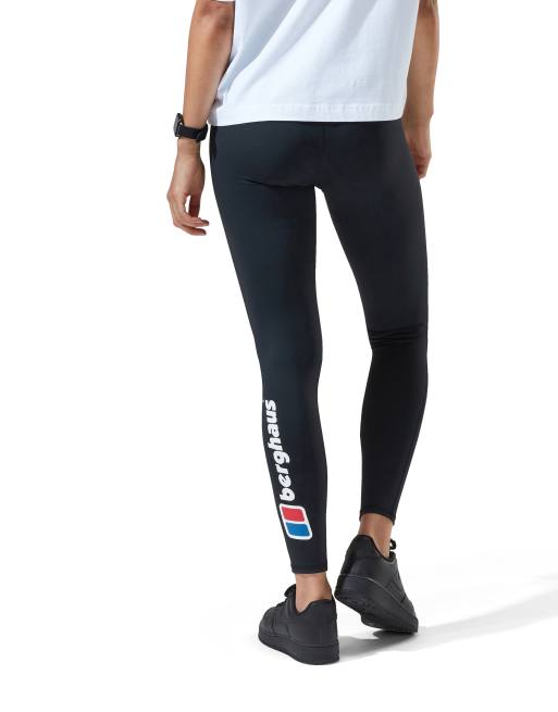 Berghaus large logo core legging in black