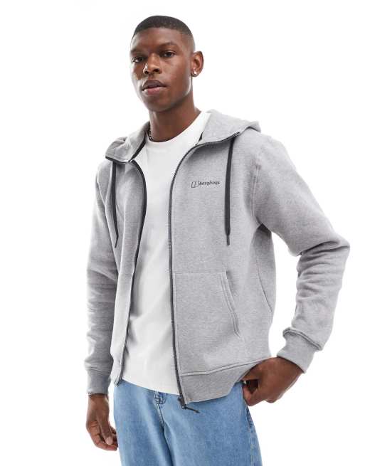 Berghaus Logo Full Zip Hoodie in grey ASOS