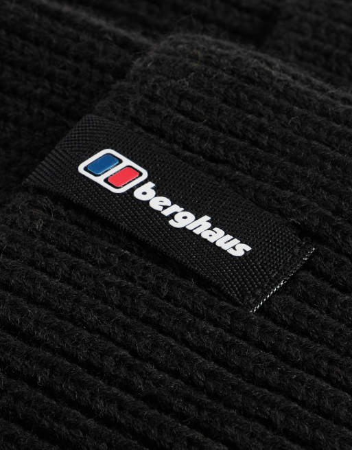 Berghaus Lonnen beanie in jet black, 3 of 4