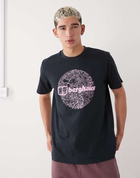 Berghaus – Map Of The Toon – T-Shirt in Schwarz - view 1