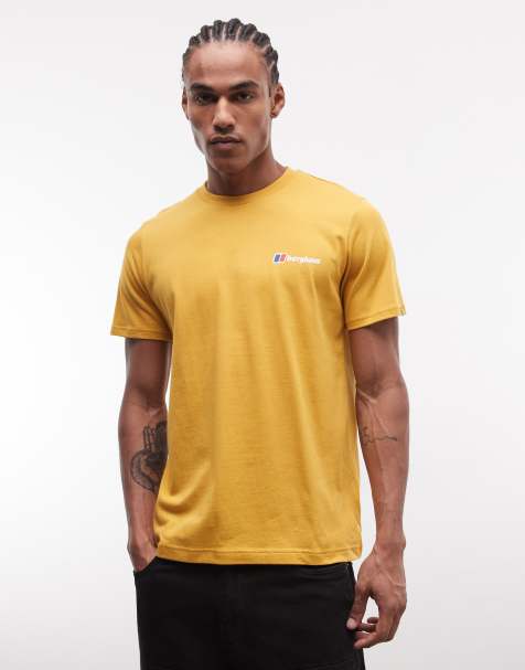 Berghaus Men's berghaus classic logo t-shirt in mustard - view 1