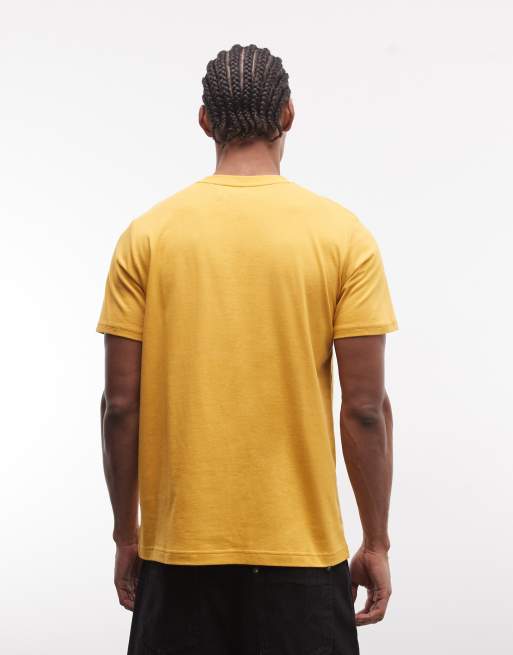 Berghaus Men's berghaus classic logo t-shirt in mustard, 3 of 5