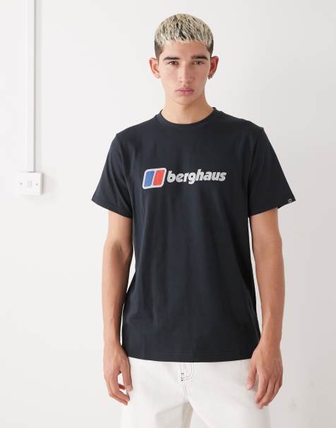 Berghaus Men's berghaus classic xl logo t-shirt in black - view 1