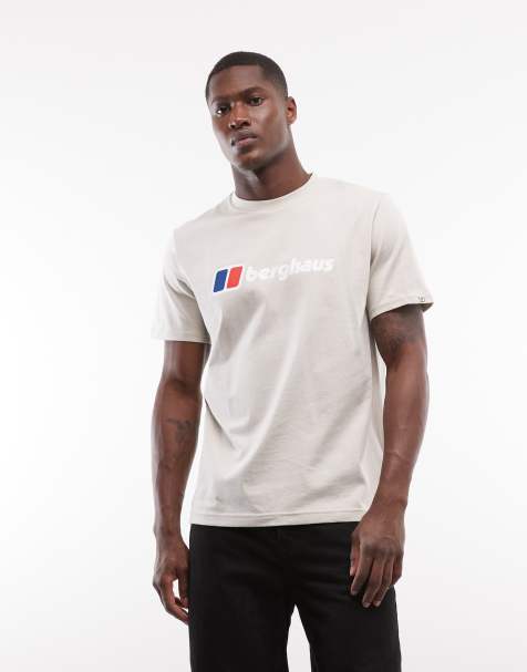 Berghaus Men's berghaus classic xl logo t-shirt in stone