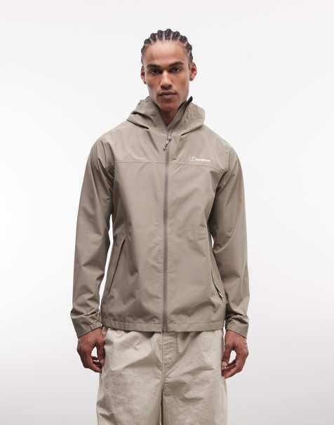 Berghaus Men's deluge pro 3.0 waterproof jacket in stone - view 1