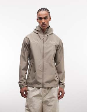 Berghaus Mens deluge pro 3.0 waterproof jacket in stone
