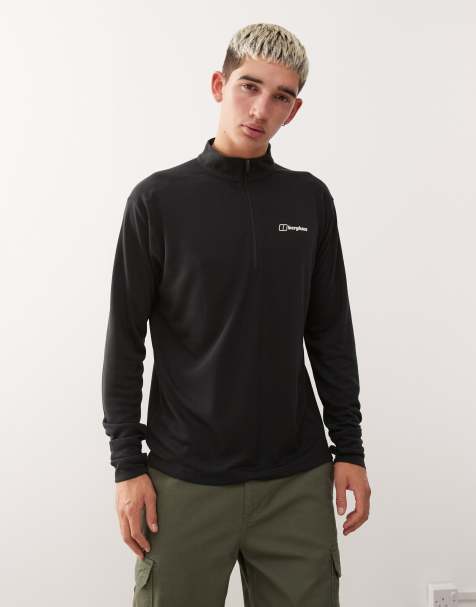Berghaus Men's ivyhill half zip in black - view 1