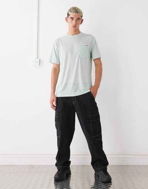 Berghaus Men's relaxed short sleeve tech tee in light green, 2 of 5