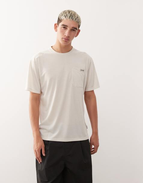 Berghaus Men's relaxed short sleeve tech tee in stone - view 1