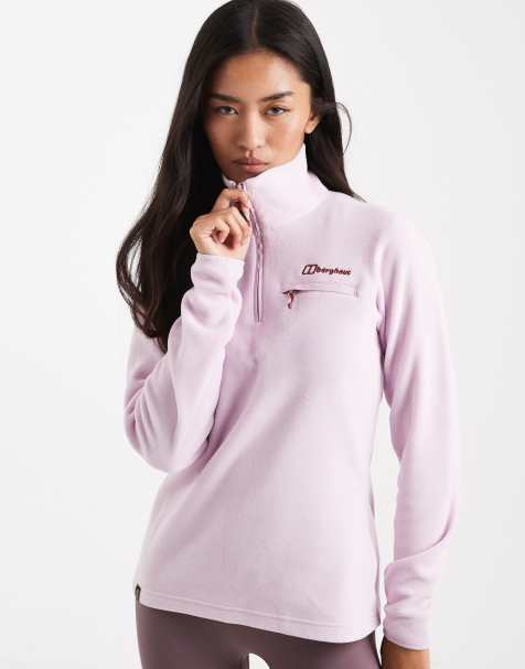 Berghaus Midlayer women's prism 2.0 micro half zip polartec fleece in pink - view 1