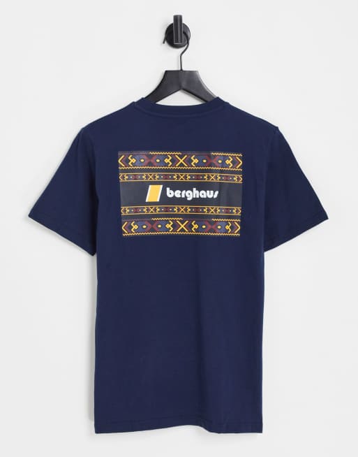 Berghaus – Mörkblå blockfärgad t-shirt 