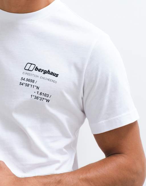 Berghaus Mount 10 essential graphic t-shirt in white, 4 of 5