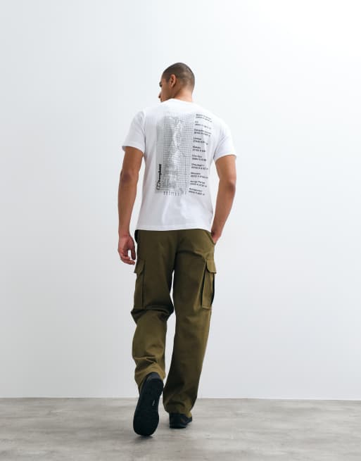 Berghaus Mount 10 essential graphic t-shirt in white, 5 of 5