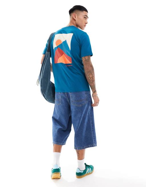Berghaus  mountain Silhouette Short Sleeve T-Shirt in TURQUOISE