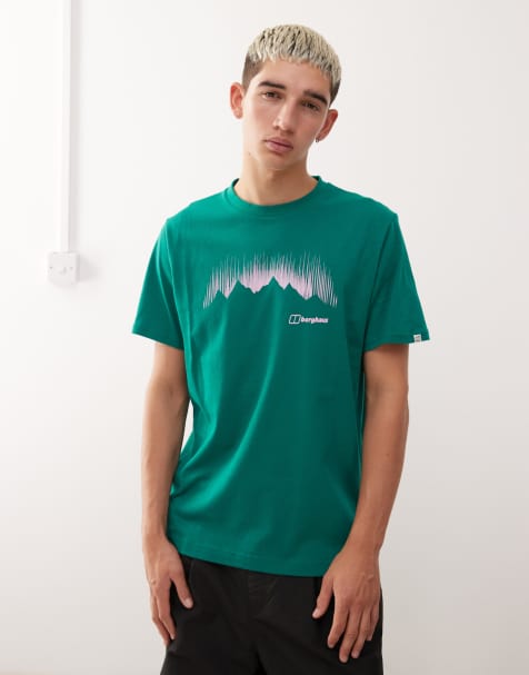 Berghaus Mountain strike tee in dark green - view 1