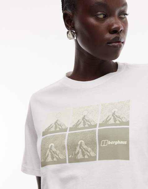 Berghaus Mountainscape essential t-shirt in white - view 1