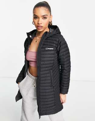 Berghaus Nula Micro long jacket in black ASOS