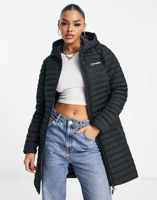 Long padded hot sale womens jacket