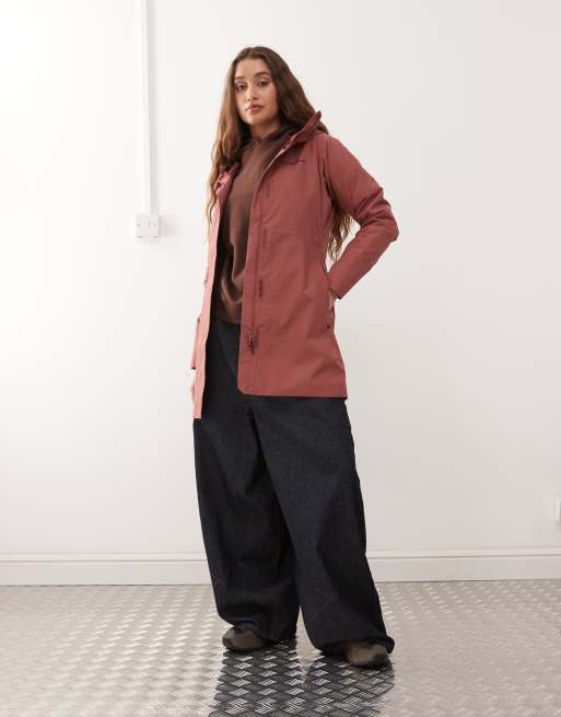 Berghaus – Omeara – Lange Damenjacke in Rot ASOS