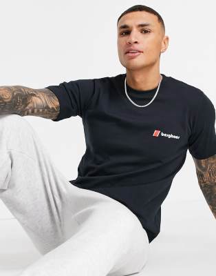 Berghaus Original Heritage front and back logo t-shirt in black