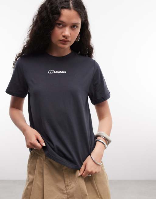 Berghaus Our neighbourhood essential t-shirt in black, 2 of 4