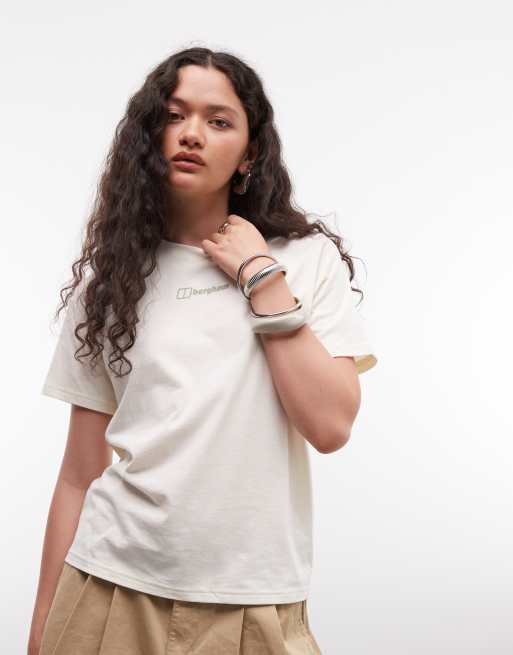 Berghaus Our neighbourhood essential t-shirt in pale green, 3 of 4