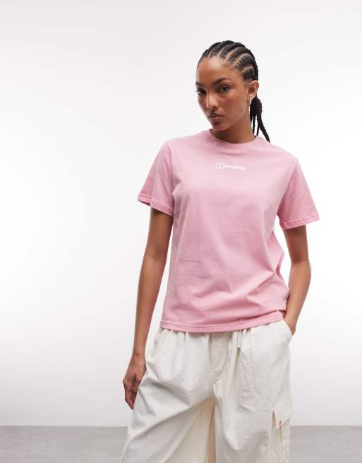 Berghaus Our neighbourhood essential t-shirt in pink, 2 of 4